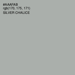 #AAAFAB - Silver Chalice Color Image